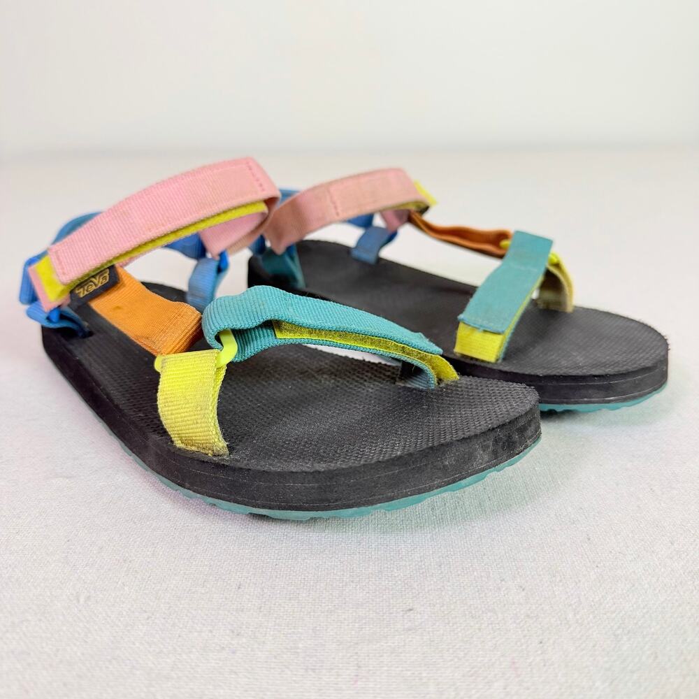 Teva Original Universal Sport Sandal Womens 5 Pastel 90s Multicolor Outdoor